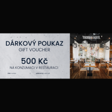 Poukaz na KONZUMACI V RESTAURACI v hodnotě 500 Kč