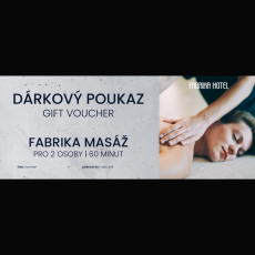 Poukaz na FABRIKA MASÁŽ pro 2 osoby | 60 minut
