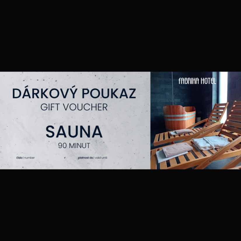 Poukaz na SAUNU | 90 minut